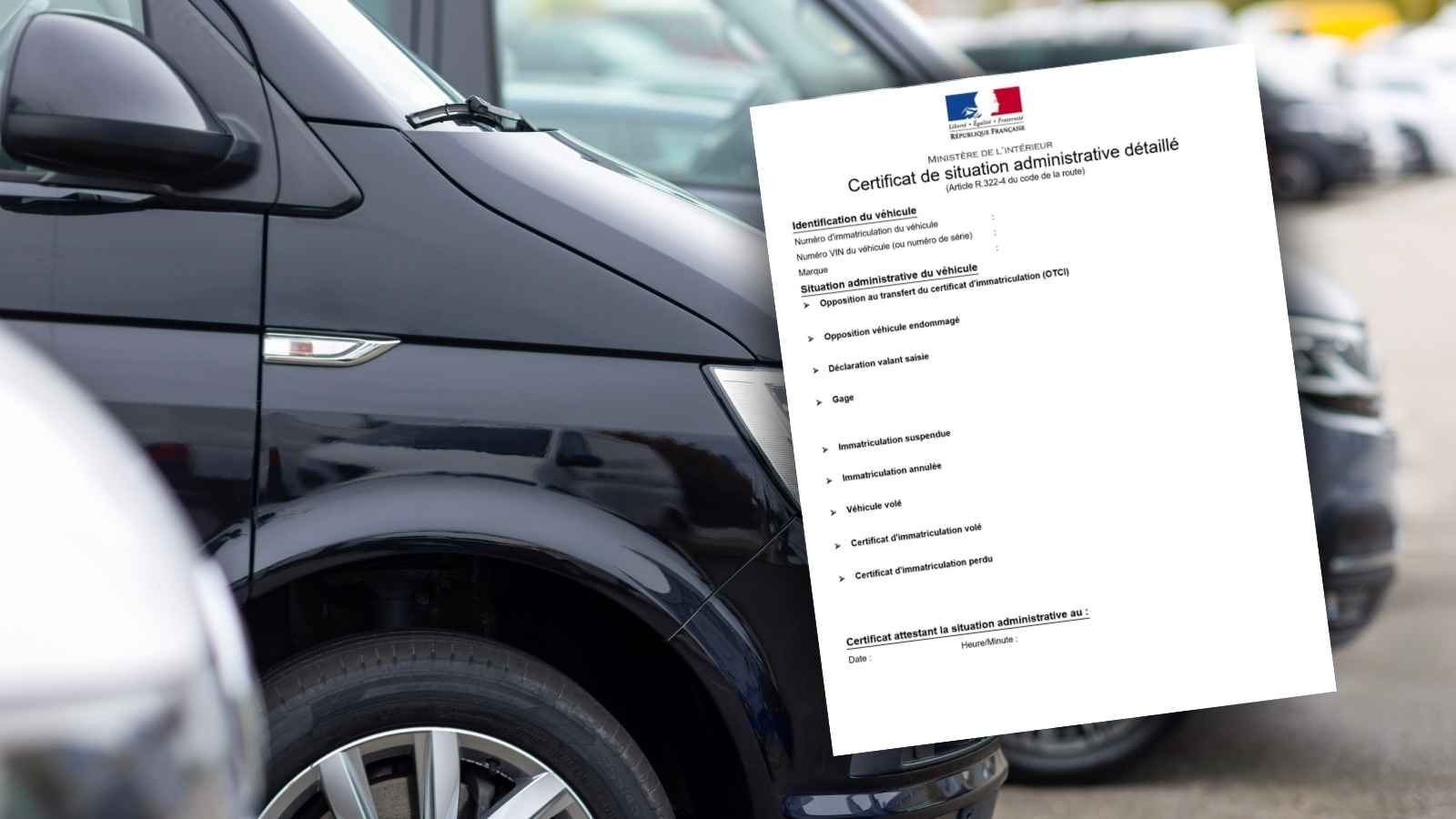 Véhicule gagé