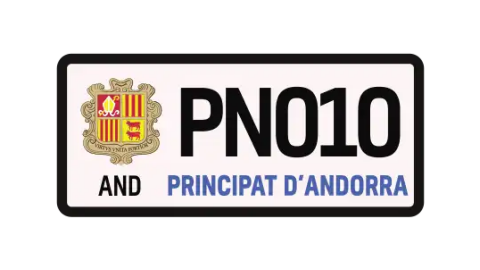 plaque immatriculation Andorre plaque immatriculation Andorre