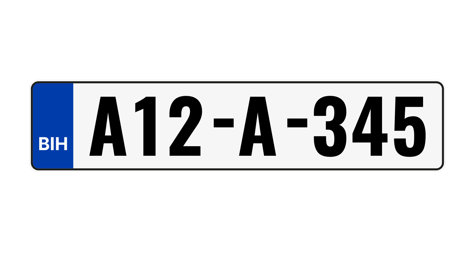 plaque immatriculation Bosnie-Herzégovine plaque immatriculation Bosnie-Herzégovine