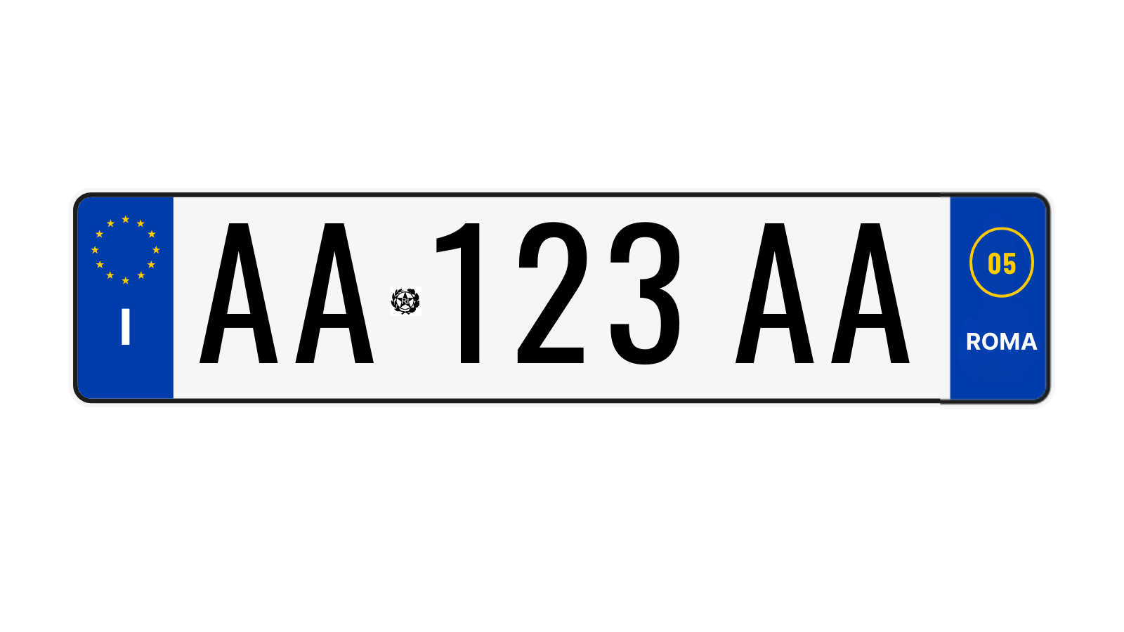 plaque immatriculation Italie plaque immatriculation Italie