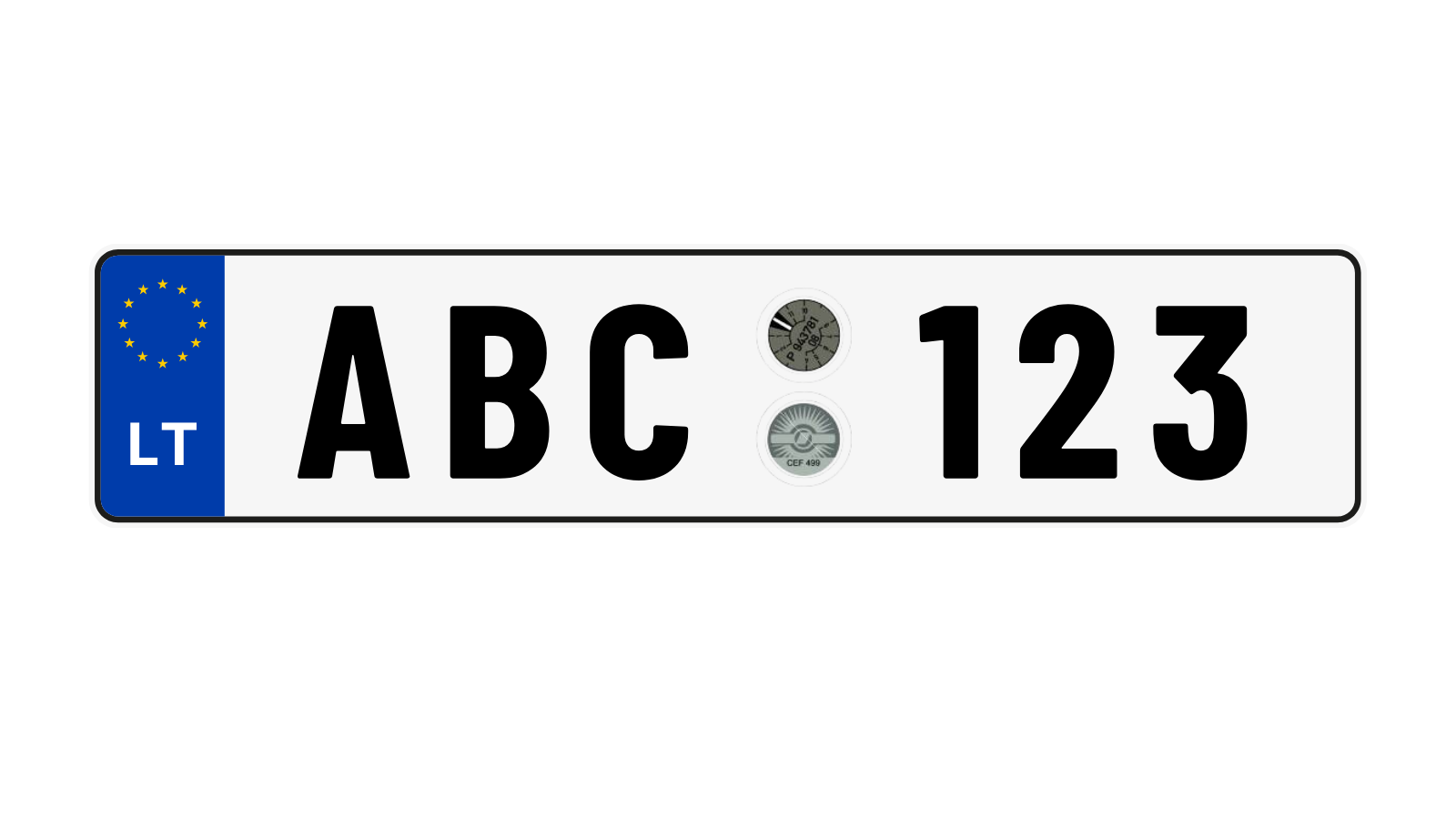 plaque immatriculation Lituanie plaque immatriculation Lituanie