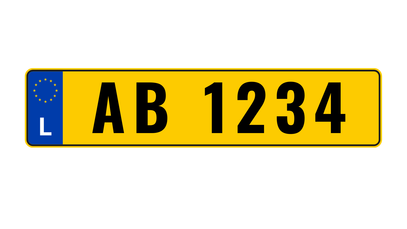 plaque immatriculation Luxembourg plaque immatriculation Luxembourg