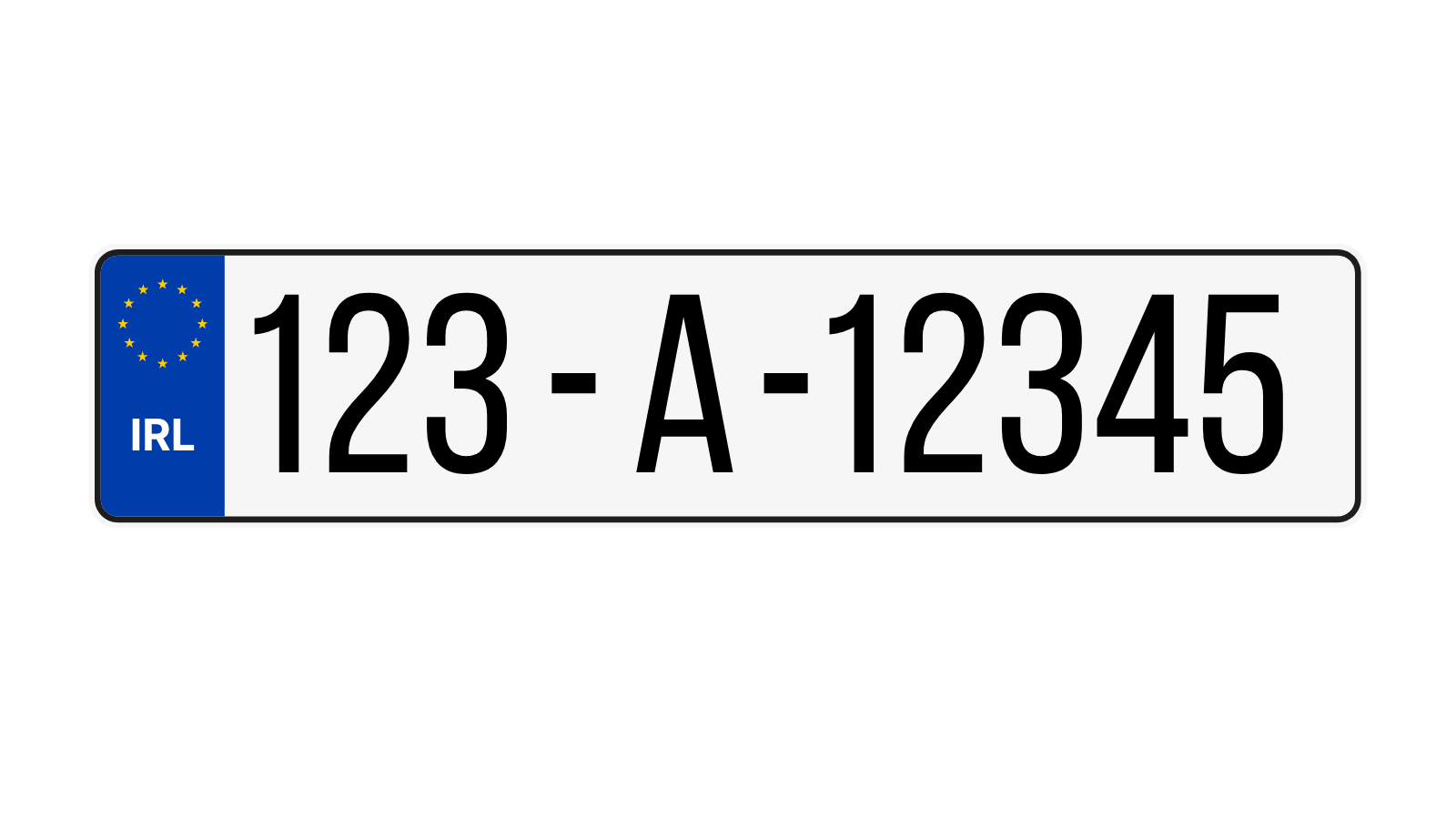 plaque immatriculation Irlande plaque immatriculation Irlande